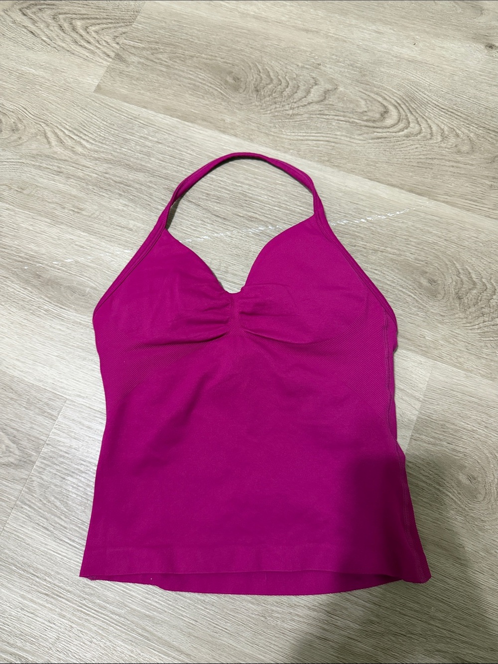 Fuchsia Halter Camisole Tank Top